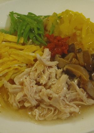 鶏飯風♪あんかけ焼きそば-レシピのメイン写真
