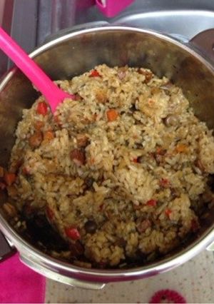 圧力鍋で簡単！紅茶の炊き込みご飯-レシピのメイン写真