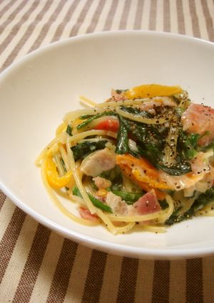野菜たっぷり☆ミルクソースパスタ-レシピのメイン写真
