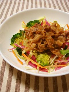豚肉のマヨ生姜焼きサラダ-レシピのメイン写真