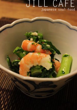 菜の花と海老の塩麹和え-レシピのメイン写真