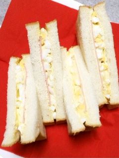 ☆簡単節約☆お弁当にたまごサンド☆-レシピのメイン写真