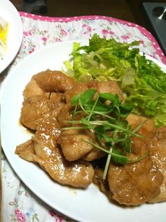 簡単 鶏むね肉でしょうが焼き-レシピのメイン写真