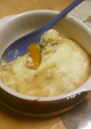 かぼちゃ＆ささみグラタン(^^)/-レシピのメイン写真