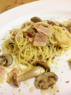 きのことパルミジャーノのパスタ-レシピのメイン写真
