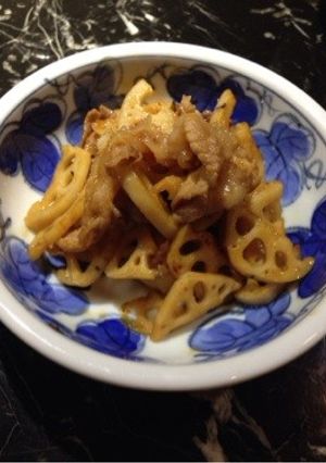 蓮根と豚のコチジャン炒め-レシピのメイン写真