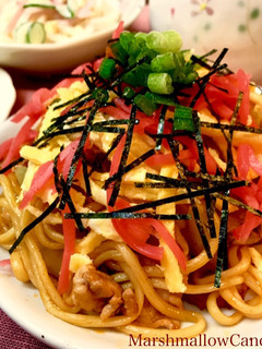 簡単!チラシ寿司ならぬチラシ焼きそば♡-レシピのメイン写真