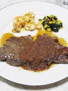 ステーキにんじんわさびソース-レシピのメイン写真