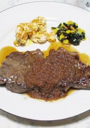 ステーキにんじんわさびソース-レシピのメイン写真