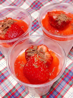 卵なし簡単いちごムース-レシピのメイン写真