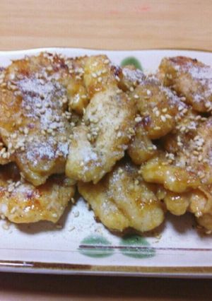 グルメのたれで簡単 鶏むね肉で手羽先風-レシピのメイン写真