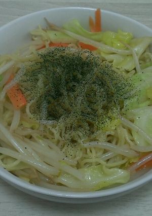 京都風！？抹茶塩焼そば-レシピのメイン写真