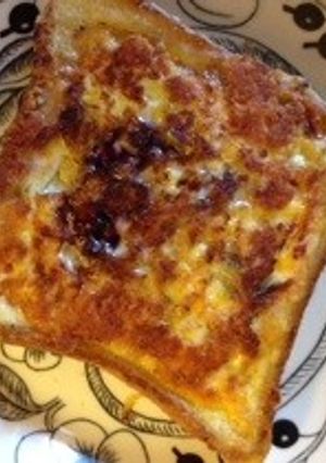 ブルーベリー＆チーズ＆卵ホットサンド-レシピのメイン写真