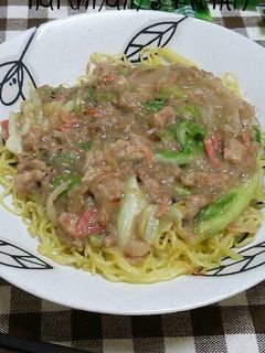 *とろろ昆布deあんかけ塩焼きそば*-レシピのメイン写真