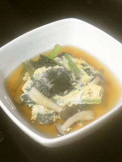 小松菜の卵とじ-レシピのメイン写真