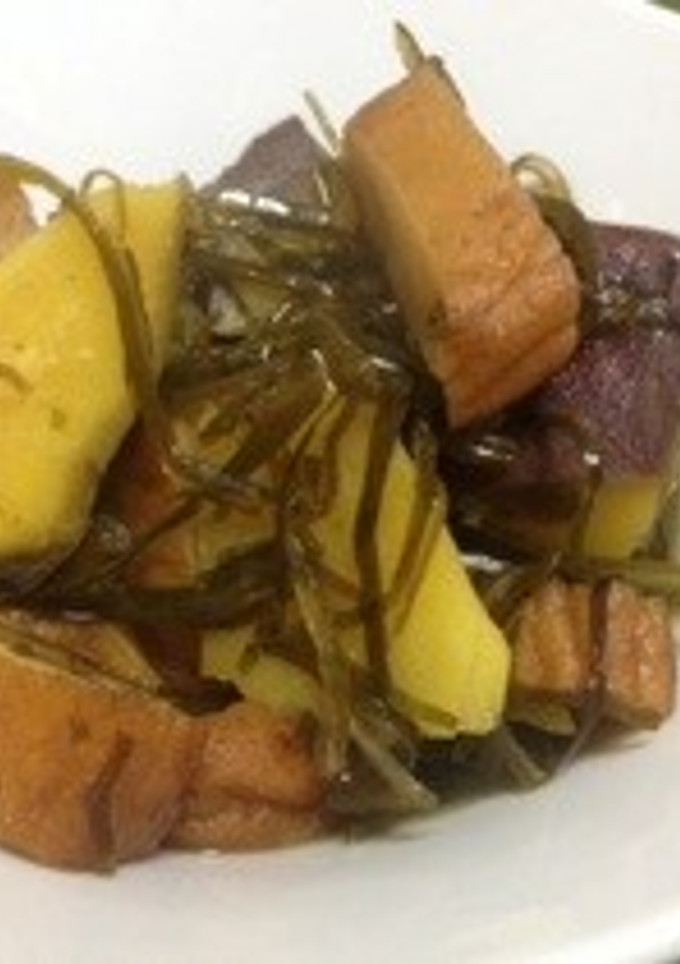 副菜にも♫切り昆布とWさつまの煮物-レシピのメイン写真