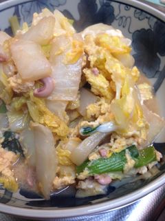 白菜と塩辛炒め-レシピのメイン写真