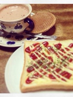 5分で作れる☝︎ピザ風トースト-レシピのメイン写真