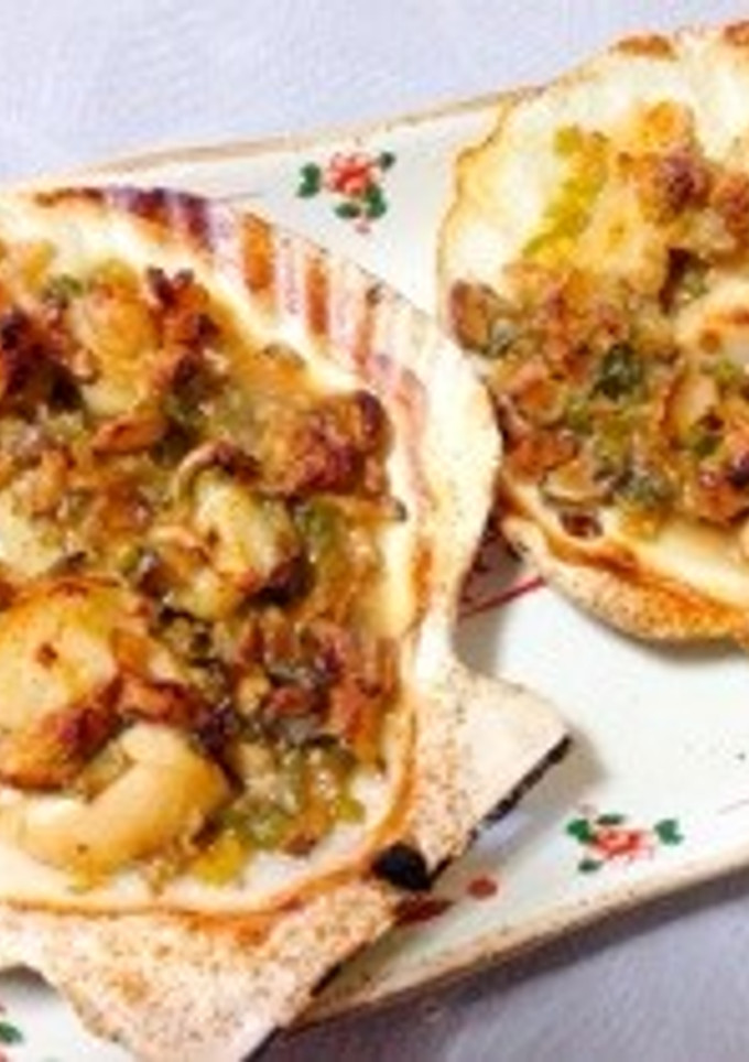 殻付きホタテのしょう油バター焼き-レシピのメイン写真