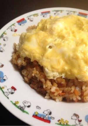 ピリ辛オムライス-レシピのメイン写真