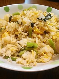 菜の花のお漬物の炒飯-レシピのメイン写真