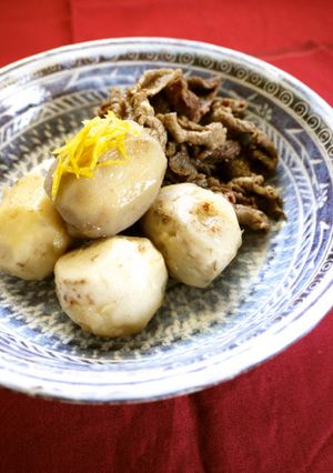 牛肉と里芋のかんたん甘辛煮！-レシピのメイン写真