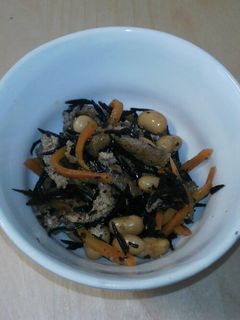 我が家のお惣菜♪ひじきの五目煮-レシピのメイン写真