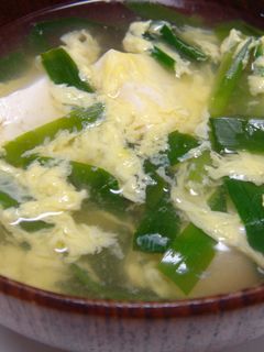 にらと豆腐のかき玉汁-レシピのメイン写真