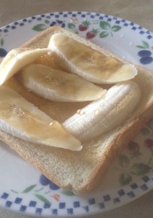 バナナトースト-レシピのメイン写真
