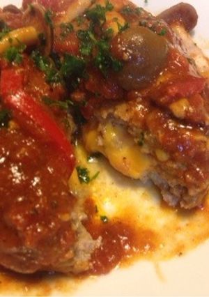 我が家のチーズin煮込みハンバーグ♬-レシピのメイン写真