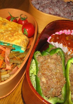 ピーマンの肉詰め☆お弁当（33）-レシピのメイン写真
