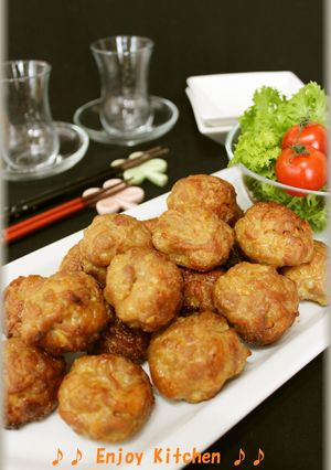 揚げない！ふんわり♪豚小間肉のから揚げ-レシピのメイン写真