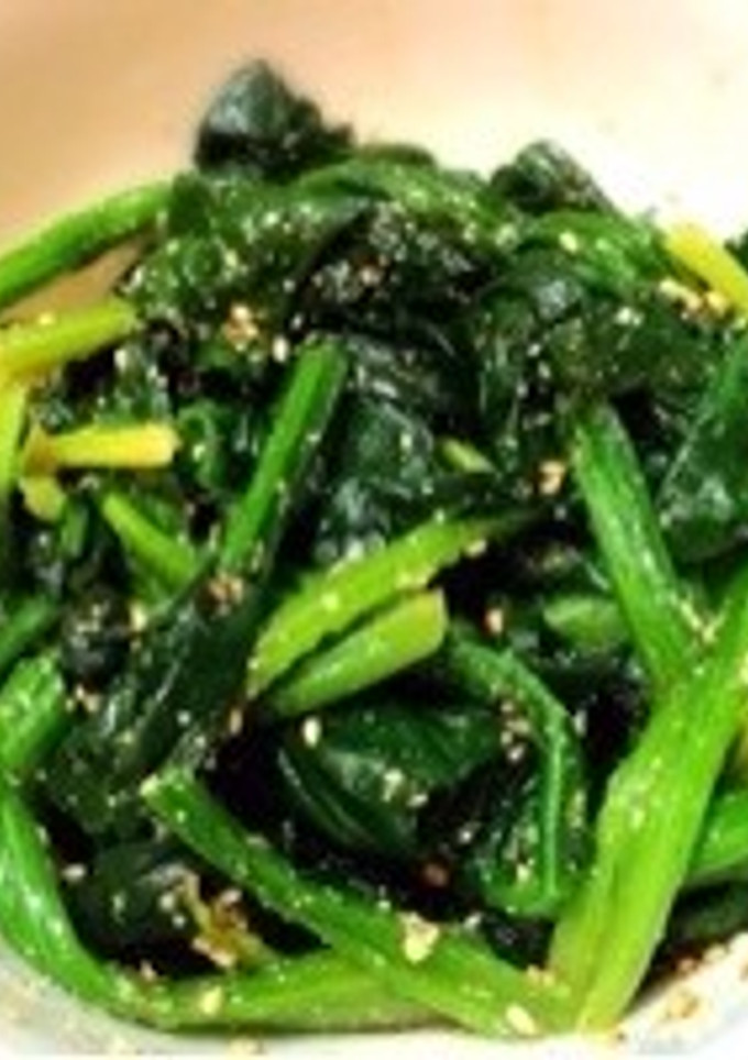 超簡単！美味しい！ほうれん草の胡麻和え☆-レシピのメイン写真
