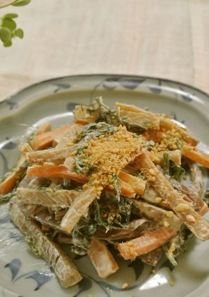 ごぼうの～ごまマヨサラダ♪♪-レシピのメイン写真