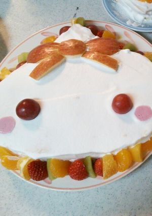ほっぺちゃんケーキ♡-レシピのメイン写真