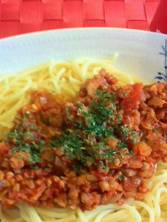 大豆ミートでトマトソースのパスタ-レシピのメイン写真