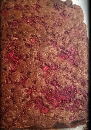 ラズベリーブラウニー-レシピのメイン写真