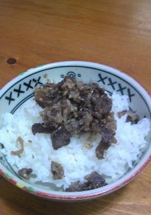 飯泥棒！牛肉の甘辛炒め-レシピのメイン写真