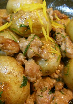 新じゃがの肉みそ炒め大葉ゆず風味-レシピのメイン写真