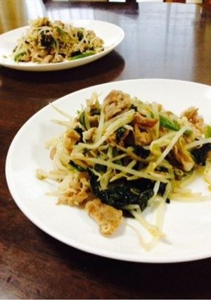 ラーメンのトッピングに☆豚モヤシ炒め-レシピのメイン写真