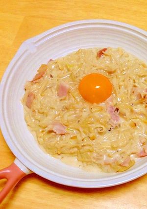 【簡単】えのきカルボナーラ【ダイエット】-レシピのメイン写真