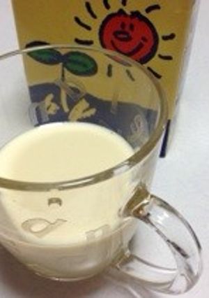 豆乳の注ぎ方-レシピのメイン写真