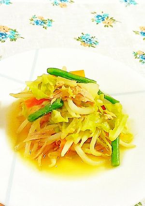 簡単☆ツナともやし・キャベツの味噌煮♪-レシピのメイン写真