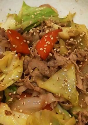我が家の『甘辛 野菜炒め♪』-レシピのメイン写真
