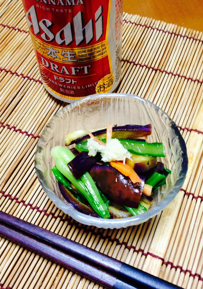 小松菜と茄子の焼き浸し-レシピのメイン写真