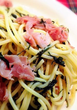 和風バジリコ風パスタ-レシピのメイン写真