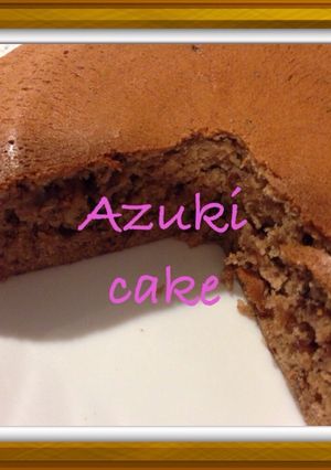☆炊飯器であずきと胡桃のケーキ☆-レシピのメイン写真