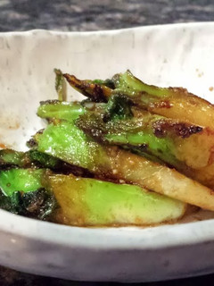 四川児菜(蕾菜)のニンニクしょうゆ炒め-レシピのメイン写真