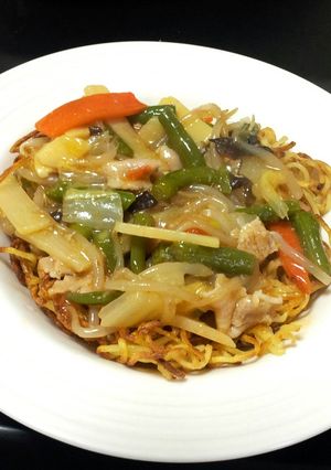 カリとろ♪あんかけ固焼きそば-レシピのメイン写真