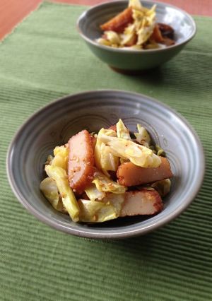 ＊キャベツとさつま揚げのタレ胡麻和え＊-レシピのメイン写真